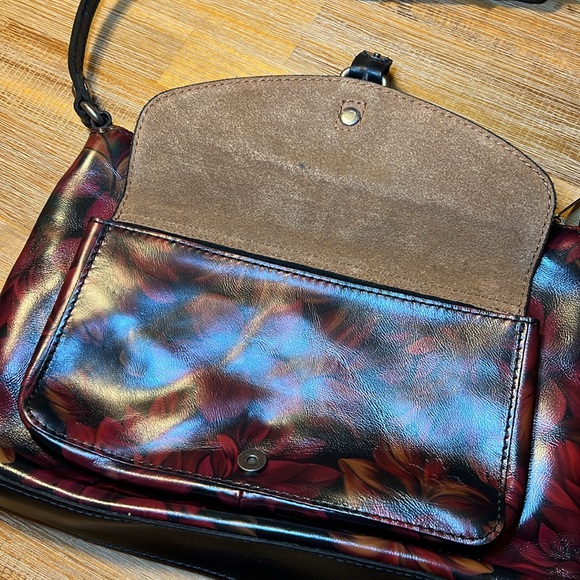 Patricia Nash Kirby East West Crossbody Purse Rustic Mums Bag - Picture 5 of 8